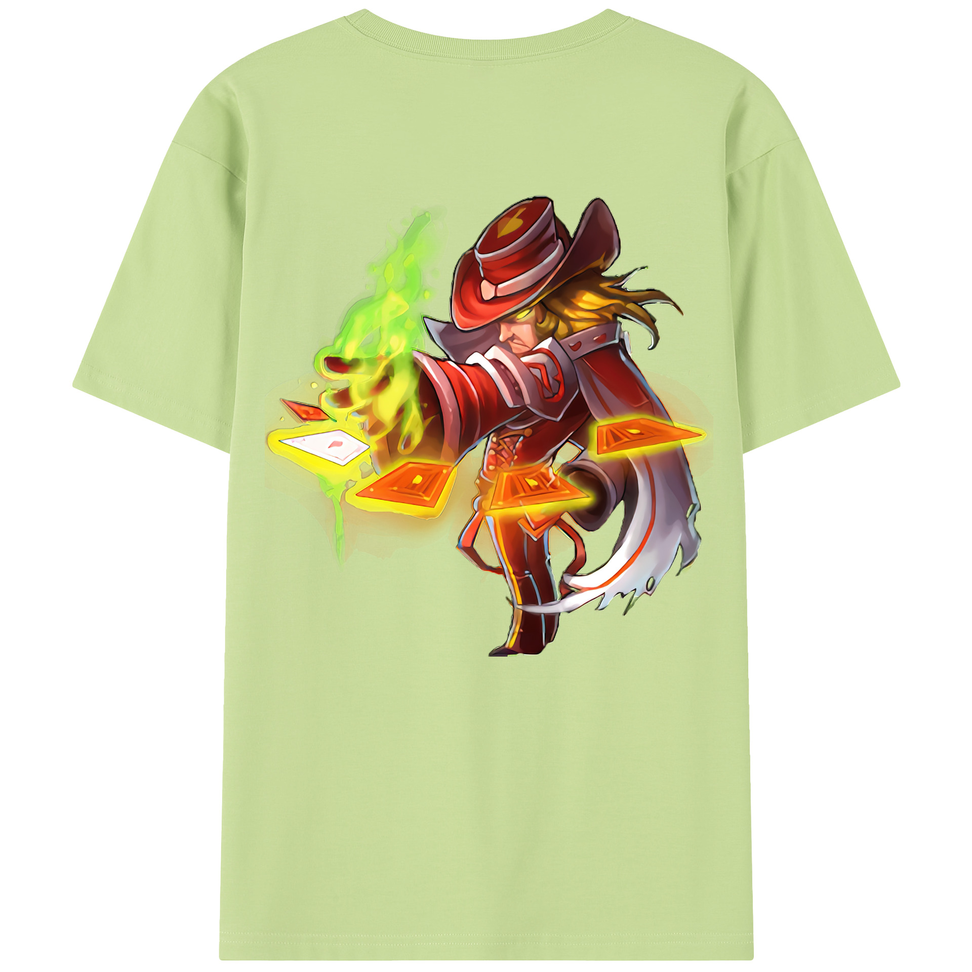 リーグ・オブ・レジェンド League of Legends LOL 綿100％半袖Tシャツ（背面プリント）